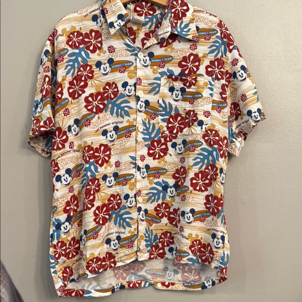Vintage cast member Disney button up